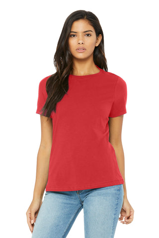 BELLA+CANVAS Women's Relaxed Triblend Tee (Red Triblend)