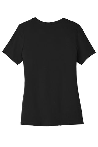 BELLA+CANVAS Women's Relaxed Triblend Tee (Solid Black Triblend)