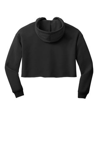 BELLA+CANVAS Women's Sponge Fleece Cropped Fleece Hoodie (Black)