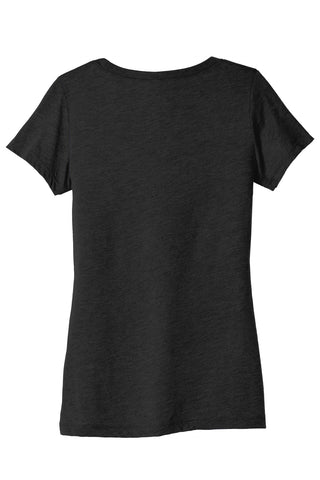 BELLA+CANVAS Women's Triblend Short Sleeve Tee (Black Heather Triblend)