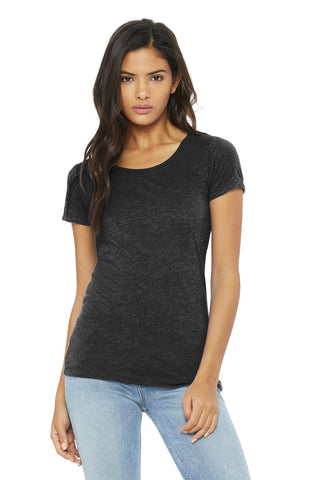 BELLA+CANVAS Women's Triblend Short Sleeve Tee (Charcoal-Black Triblend)