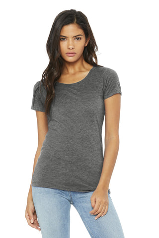 BELLA+CANVAS Women's Triblend Short Sleeve Tee (Grey Triblend)