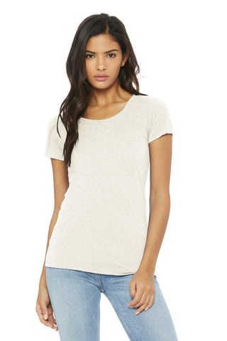 BELLA+CANVAS Women's Triblend Short Sleeve Tee (Oatmeal Triblend)