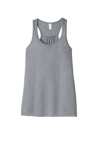 BELLA+CANVAS Women's Flowy Racerback Tank (Athletic Heather)