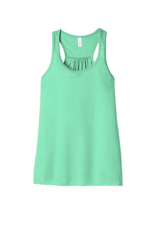 BELLA+CANVAS Women's Flowy Racerback Tank (Mint)