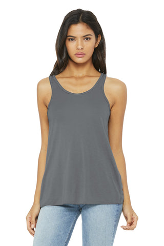 BELLA+CANVAS Women's Flowy Racerback Tank (Storm)