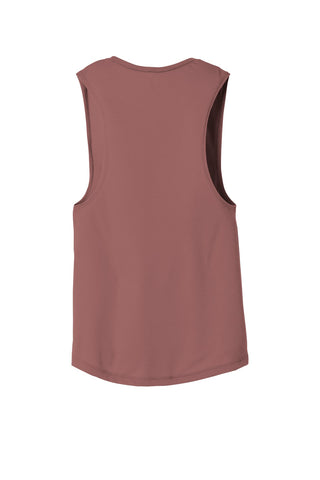 BELLA+CANVAS Women's Flowy Scoop Muscle Tank (Mauve)