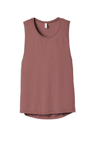 BELLA+CANVAS Women's Flowy Scoop Muscle Tank (Mauve)