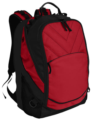 Port Authority Xcape Computer Backpack (Chili Red/ Black)