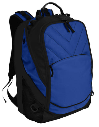 Port Authority Xcape Computer Backpack (Shock Blue/ Black)