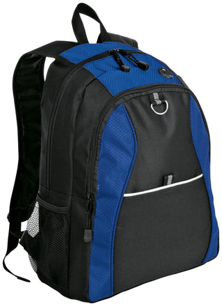 Port Authority Contrast Honeycomb Backpack (Twilight Blue/ Black)