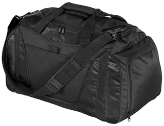 Port Authority Small Two-Tone Duffel (Black/ Black)