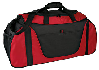 Port Authority Medium Two-Tone Duffel (Red/ Black)