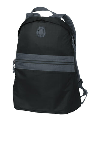 Port Authority Nailhead Backpack (Nearly Black/ Smoke Grey)