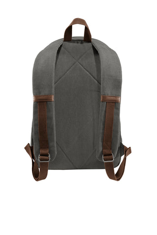 Port Authority Cotton Canvas Backpack (Dark Smoke Grey)