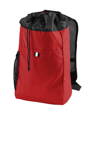 Port Authority Hybrid Backpack (Chili Red/ Black)