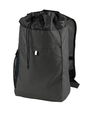 Port Authority Hybrid Backpack (Dark Charcoal/ Black)