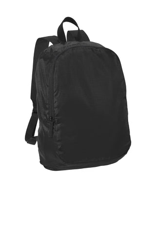 Port Authority Crush Ripstop Backpack (Black)