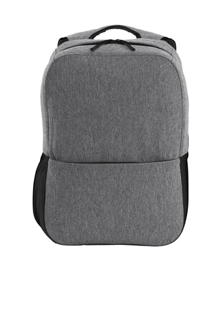 Port Authority Access Square Backpack (Heather Grey/ Black)