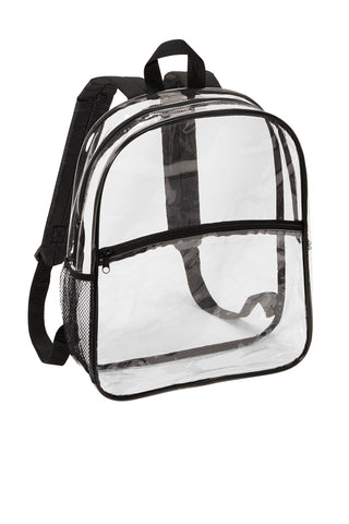 Port Authority Clear Backpack (Clear/ Black)