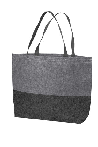 Port Authority Large Felt Tote (Felt Charcoal/ Felt Grey)