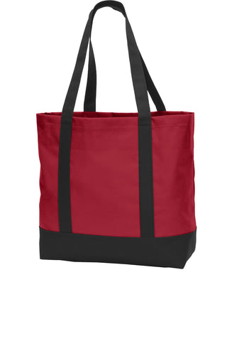 Port Authority Day Tote (Chili Red/ Black)