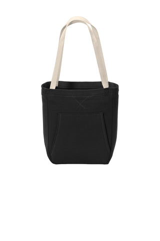 Port & Company Core Fleece Sweatshirt Tote (Jet Black)