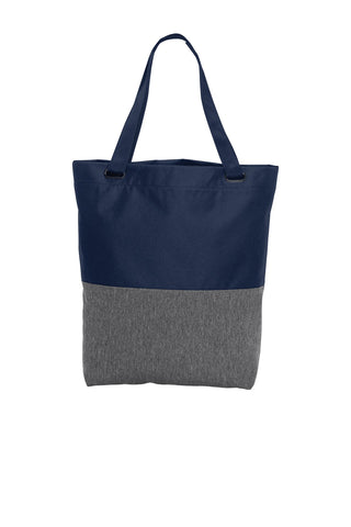 Port Authority Access Convertible Tote (Heather Grey/ River Blue Navy)