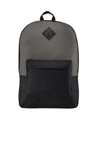 Port Authority Retro Backpack (Dark Charcoal/ Black)