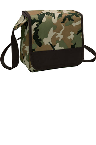 Port Authority Lunch Cooler Messenger (Military Camo/ Black)