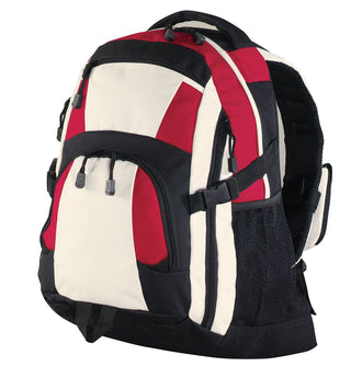 Port Authority Urban Backpack (Black/ Red/ Stone)
