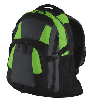 Port Authority Urban Backpack (Bright Lime/ Magnet/ Black)