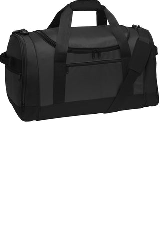 Port Authority Voyager Sports Duffel (Dark Grey/ Black)