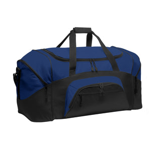 Port Authority Standard Colorblock Sport Duffel (True Royal/ Black)