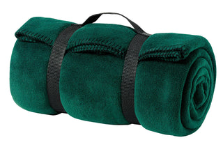 Port Authority Value Fleece Blanket with Strap (Dark Green)