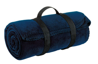 Port Authority Value Fleece Blanket with Strap (Navy)