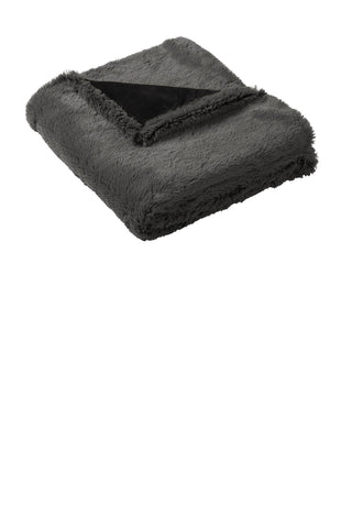 Port Authority Faux Fur Blanket (Shadow Grey/ Deep Black)