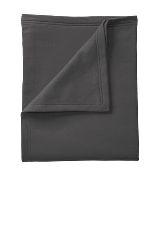 Port & Company Core Fleece Sweatshirt Blanket (Charcoal)