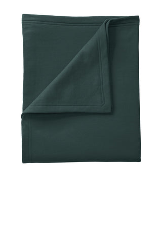 Port & Company Core Fleece Sweatshirt Blanket (Dark Green)