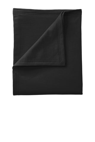 Port & Company Core Fleece Sweatshirt Blanket (Jet Black)