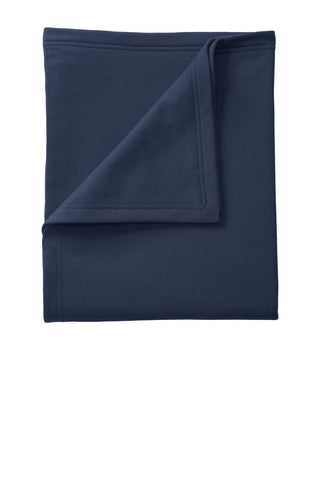 Port & Company Core Fleece Sweatshirt Blanket (Navy)