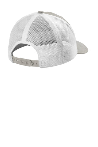 Port Authority Eco Snapback Trucker Cap (Smoke Grey/ White)