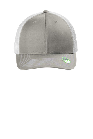 Port Authority Eco Snapback Trucker Cap (Smoke Grey/ White)