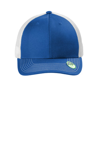 Port Authority Eco Snapback Trucker Cap (True Royal/ White)