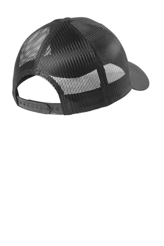 Port Authority Low-Profile Snapback Trucker Cap (Grey Steel)