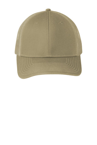 Port Authority Snapback Trucker Cap (Coyote Brown)