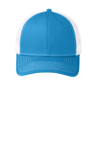 Port Authority Snapback Trucker Cap (Parcel Blue/ White)