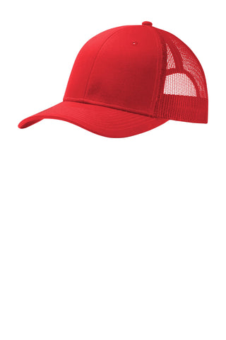 Port Authority Snapback Trucker Cap (True Red)