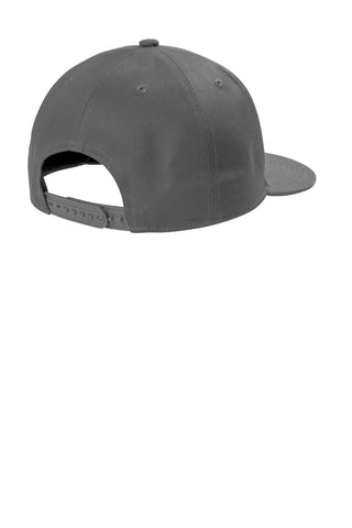 Port Authority Snapback Flat Bill Cap (Grey Steel)