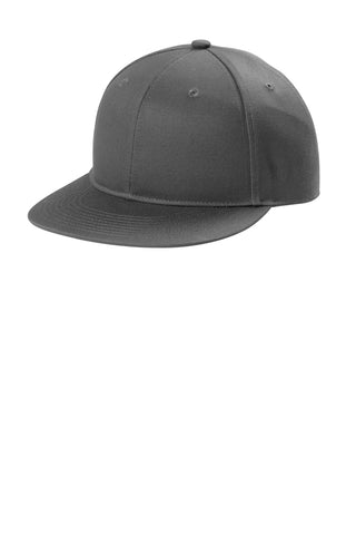 Port Authority Snapback Flat Bill Cap (Grey Steel)